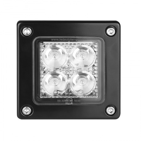 Recess Mounted Square Work / Reverse Lamp - R23 Approved